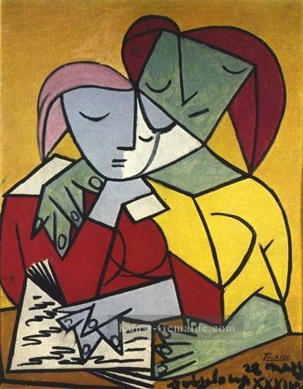 Deux personnages 3 1934 Kubismus Pablo Picasso Ölgemälde
